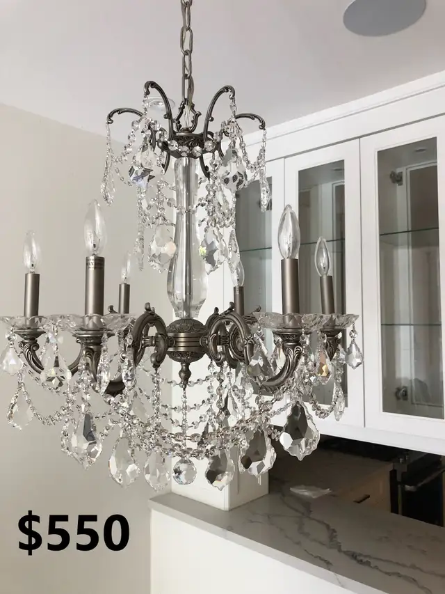 Variety of Luxury Chandeliers – Like New - Photo 2
