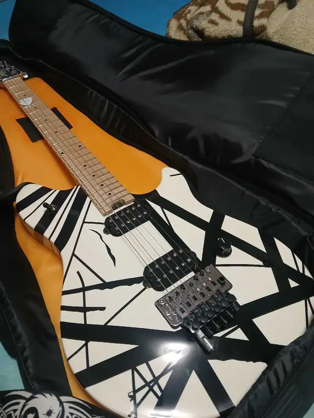 EVH Striped Wolfgang Special   extras