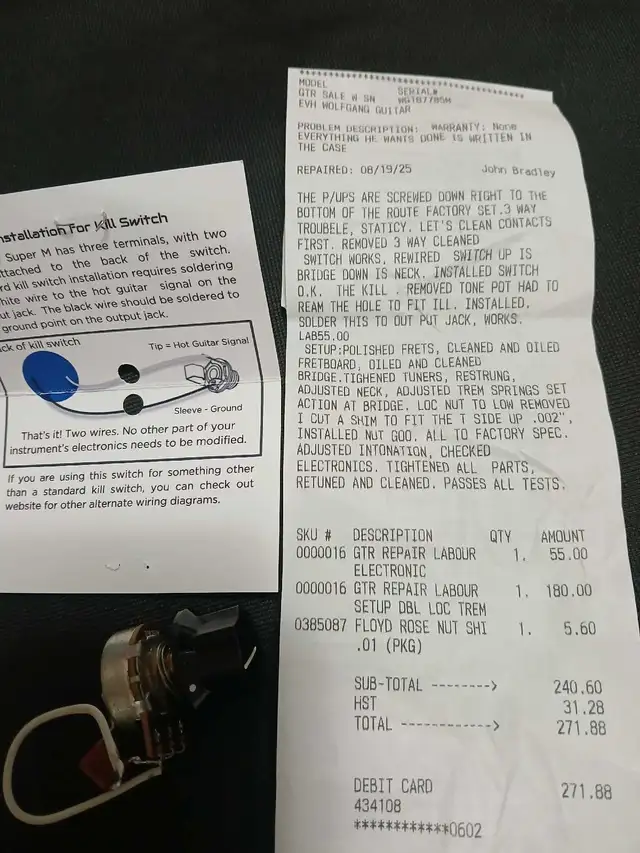 EVH Striped Wolfgang Special   extras - Photo 8