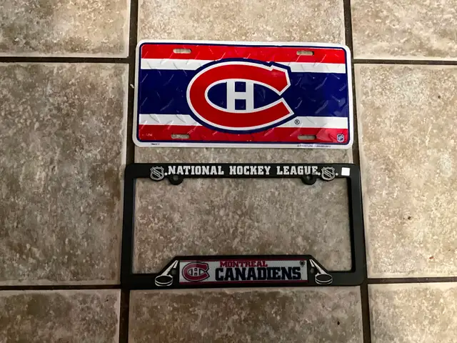Drapeaux, Support et Plaque d’immatriculation Canadiens Montréal - Photo 2