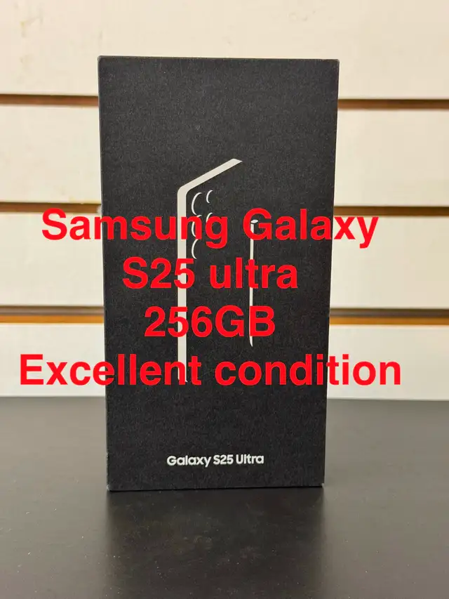 Samsung Galaxy S25 ultra 256GB in excellent condition