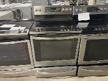 Cuisinière stainless vitrocéramique convection GE