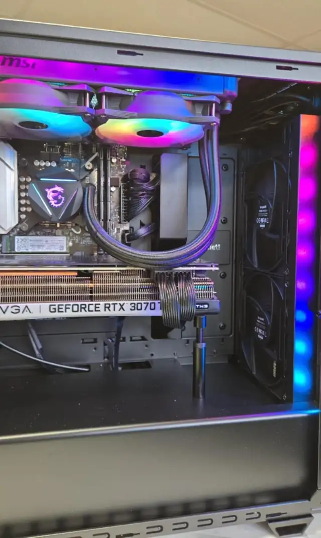 PC GAMING i7-13700F RTX3070Ti 8Go 64GB DDR4 SSD 512GB NVMe WiFi - Photo 2