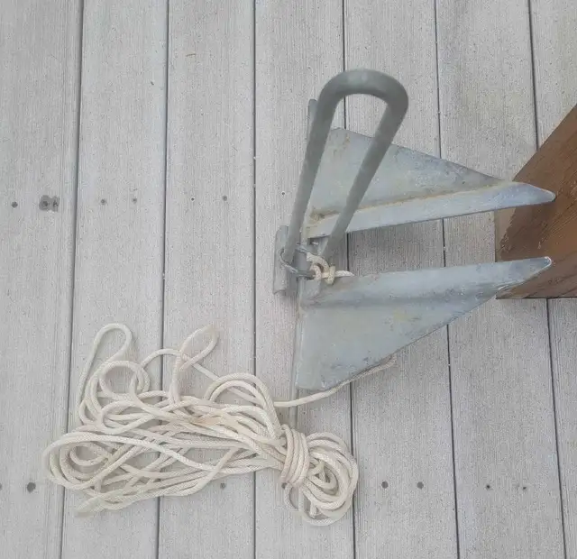 Leopard No-Snag #10.....6 LB   Grapnel Anchor Galvinized - Photo 2