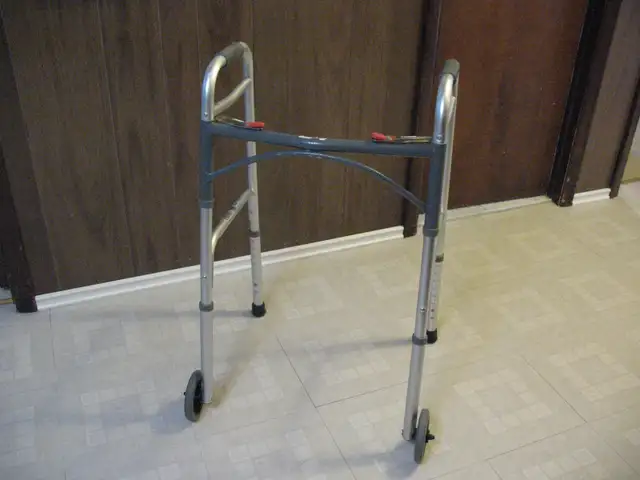 Adult Adjustable Aluminum Walker, LIKE NEW - Photo 6