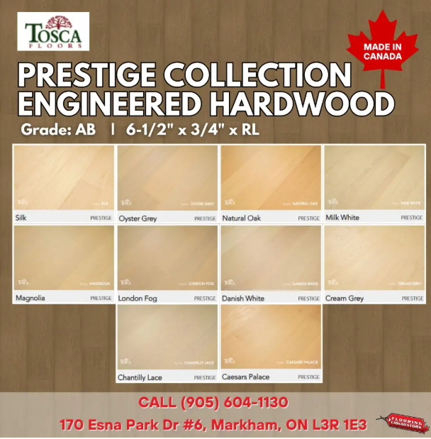 TOSCA Engineered Hardwood - Made in Canada - Photo 2