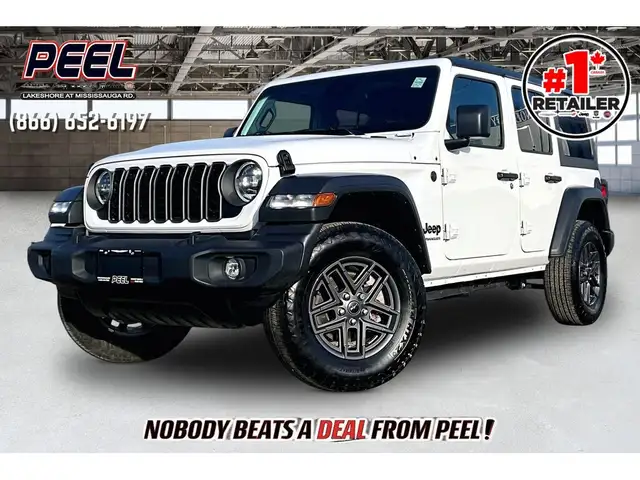 2024 Jeep Wrangler Sport S 4Dr | Heated Seats | SafetyTech | 4x4