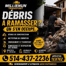Débris à ramasser ? Service rapide à Montréal