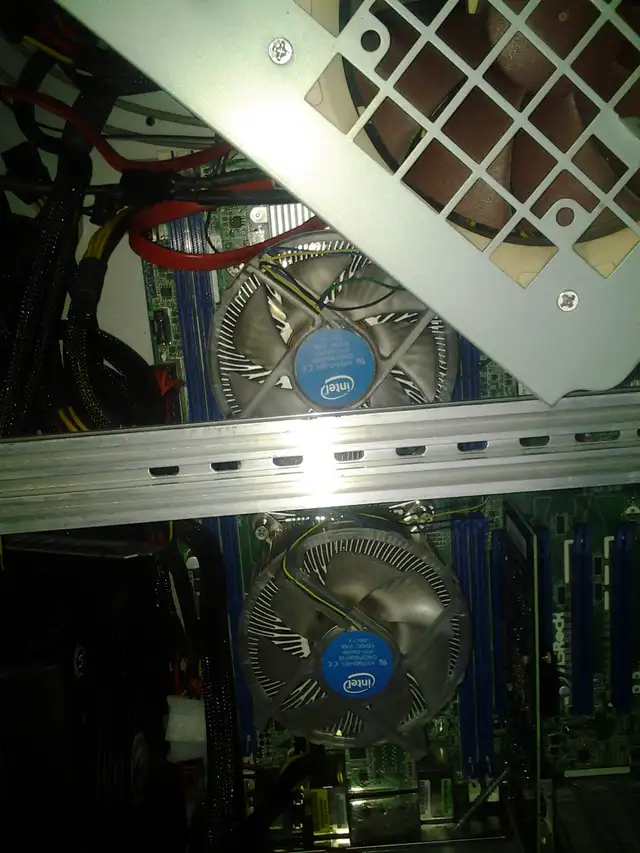 GENERIC 4u ai chassis HUGE 8 FAN ventilation 2xcpu many gpu slot - Photo 7