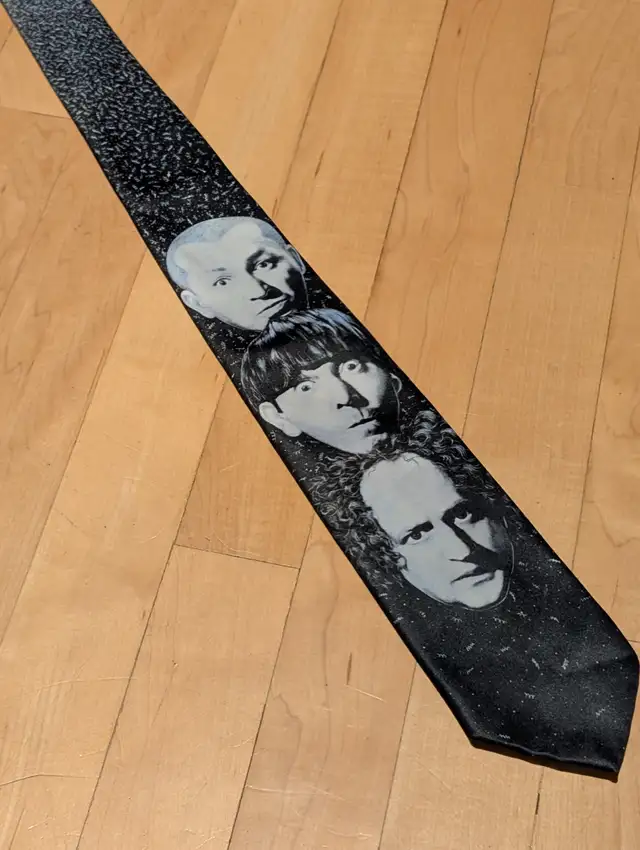 Vintage Official Three Stooges Necktie - Photo 6