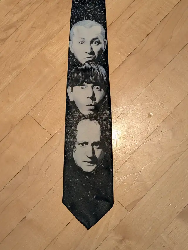 Vintage Official Three Stooges Necktie - Photo 9