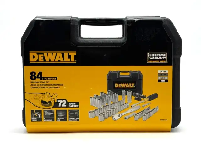 DEWALT DWMT81531 Mechanics Tool Set w/ Storage Case (84-Piece) - Photo 3