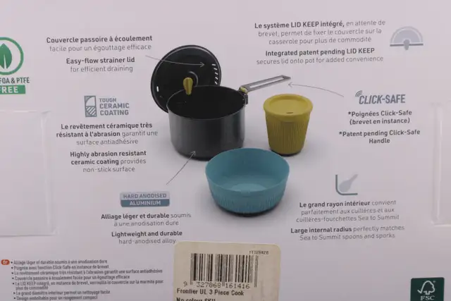 Frontier Ultralight One Pot Cook Set - (3 Piece) 2L Pot (#43413) - Photo 8