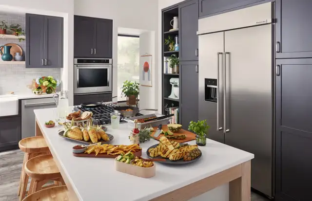 Kitchenaid 48' Built in Refrigerator KBSD708MSS Counter Depth - Photo 5