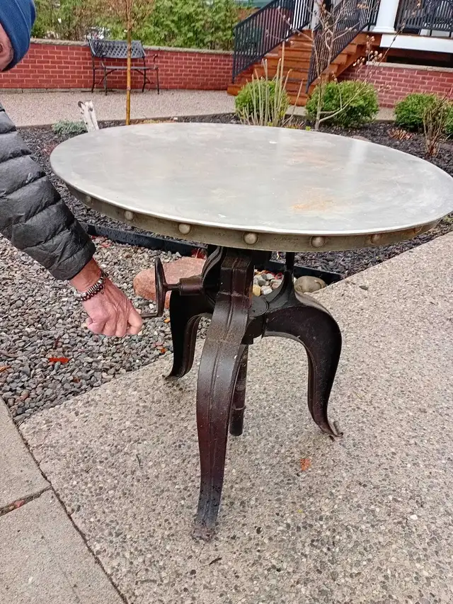 Industrial Side Table - Photo 3