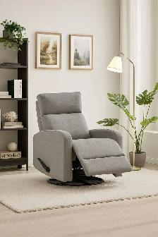 New Light Grey Swivel Glider Recliner