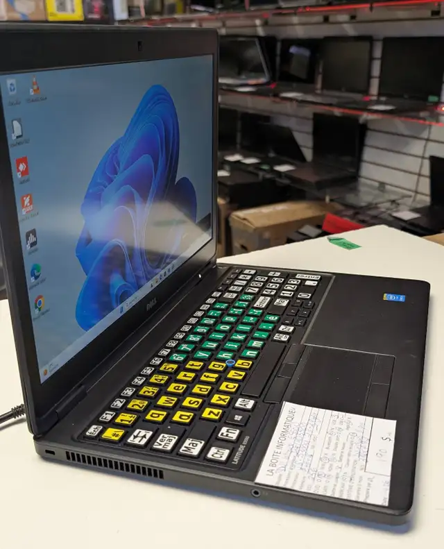 Dell E5550 i5 5ie 16Go SSD 256Go HDMI – Clavier GROS CARACTÈRES - Photo 3