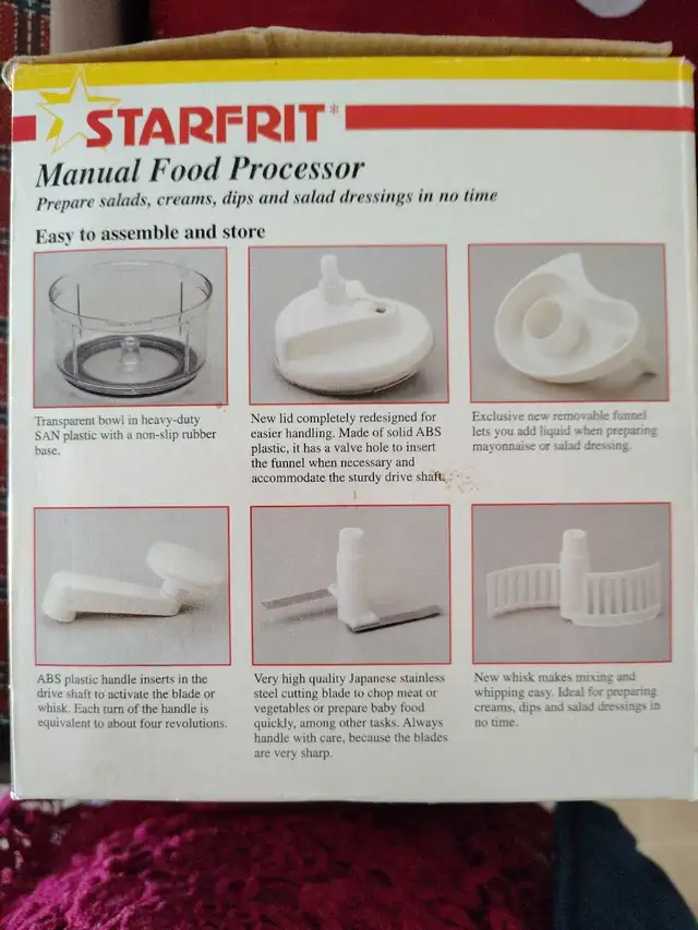 Starfrit Manual Food Processor - Photo 2