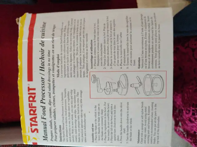 Starfrit Manual Food Processor - Photo 3