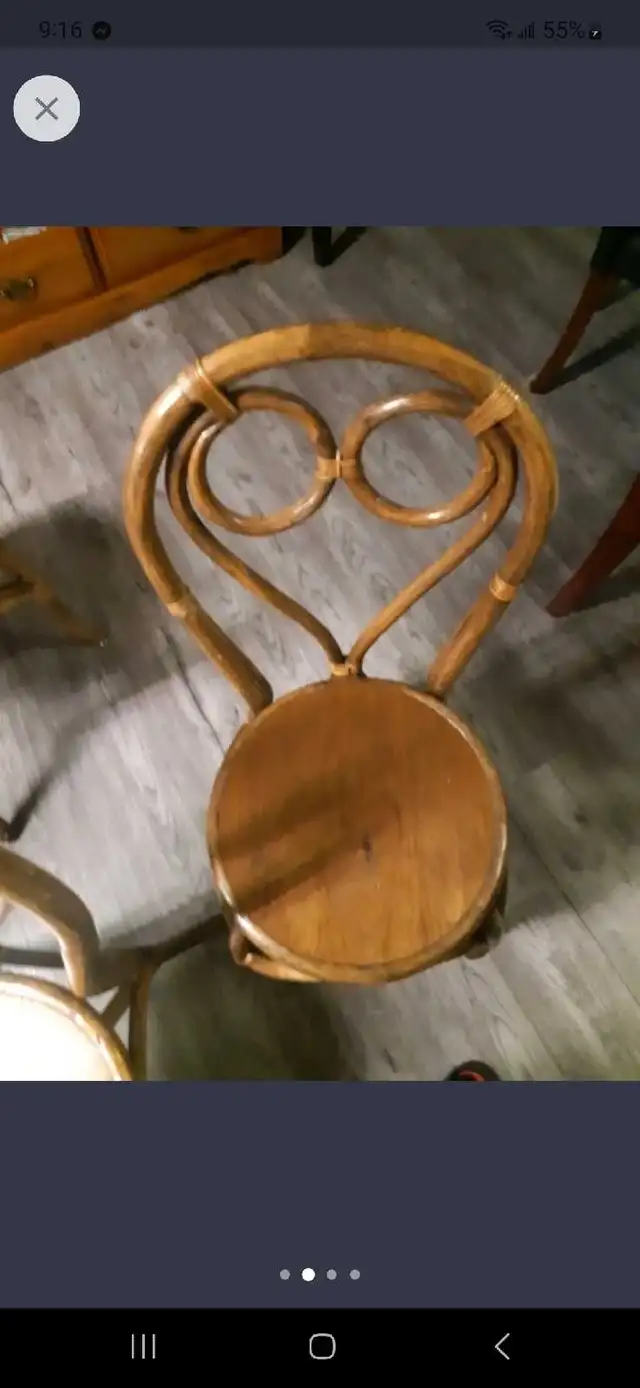 bentwood table and chairs - Photo 3