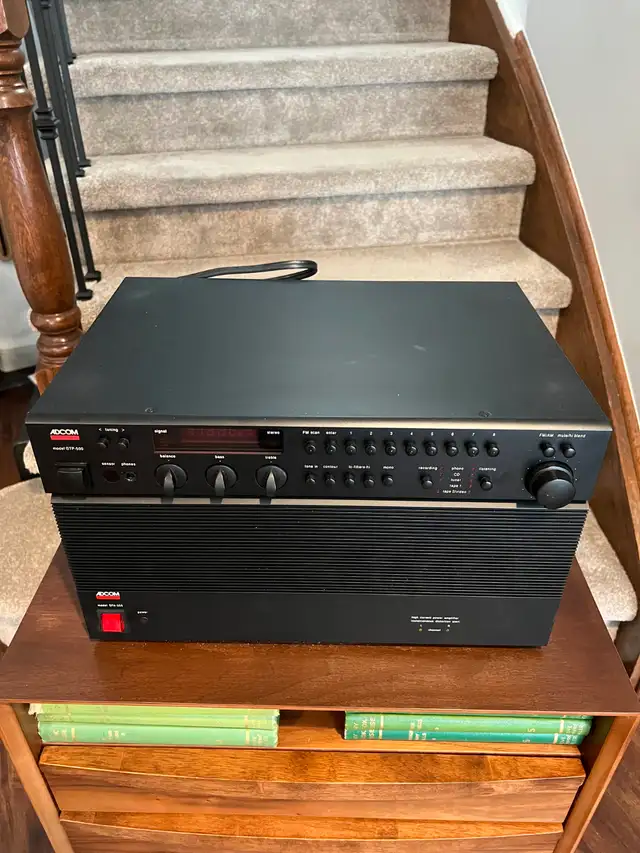 Adcom GTP-500 Tuner and GFA-555 Amp 2 for 1 deal!