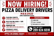 Pizza Delivery Driver – Flexible Earn Cash Daily (Peterbo