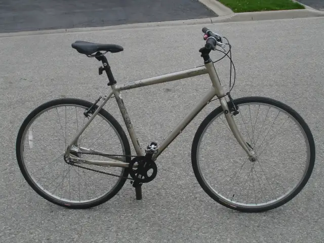 ALL ALUMINUM HYBRID 21.5' LARGE FRAME 700C MEC 5 SPD ROAD BIKE! - Photo 3