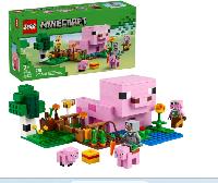 LEGO Minecraft The Baby Pig House Toy Figures and Playset