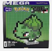 MEGA Pokémon Bulbasaur Pixel Art Building Set 374 pcs New Sealed