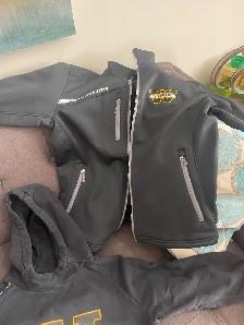 Strathcona Warrior hockey - hoodie and bauer jacket