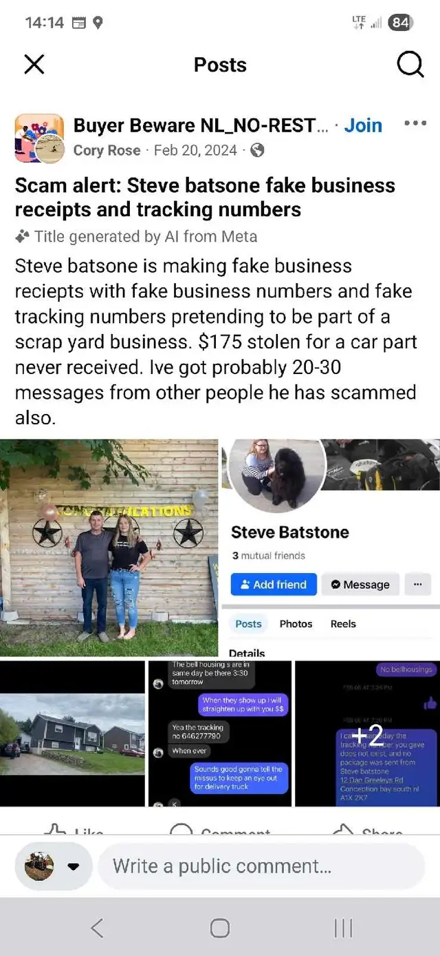 P.S.A SCAM ALERT - Photo 3