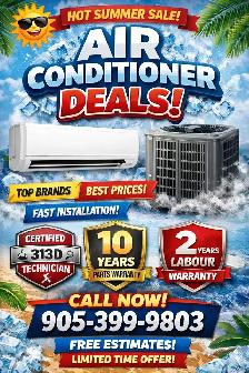 Air Conditioners spring season sale