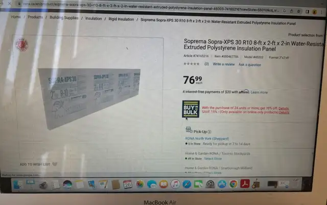 Sopra-XPS 30 extruded polystyrene foam rigid insulation. - Photo 2