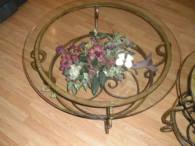 Coffee and end tables, glass - Photo 4