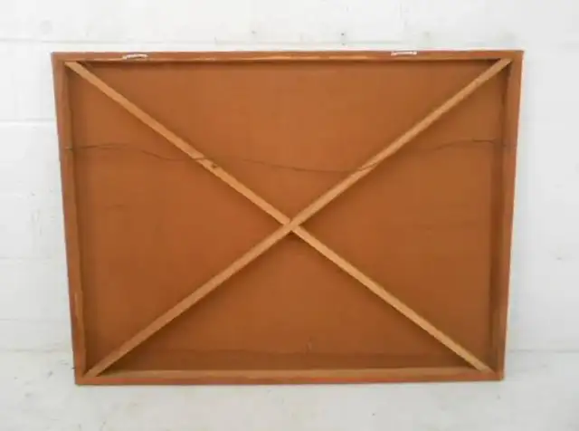 Roman Cheetah Oil Painting on Burlap Canvas by Wyman - Photo 5