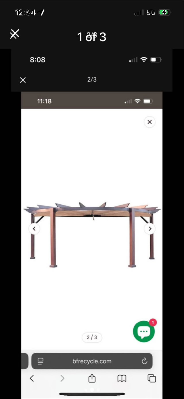 10’ by 20’ curved Pergola - Photo 2