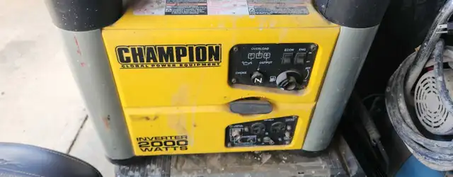 Champion 2000 watt generator