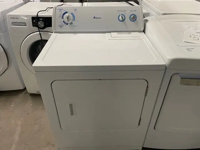 Sécheuse seule traditionnelle blanche Amana