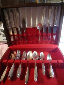 #1-1A  ADAMS silverware set for 6 - Photo 2