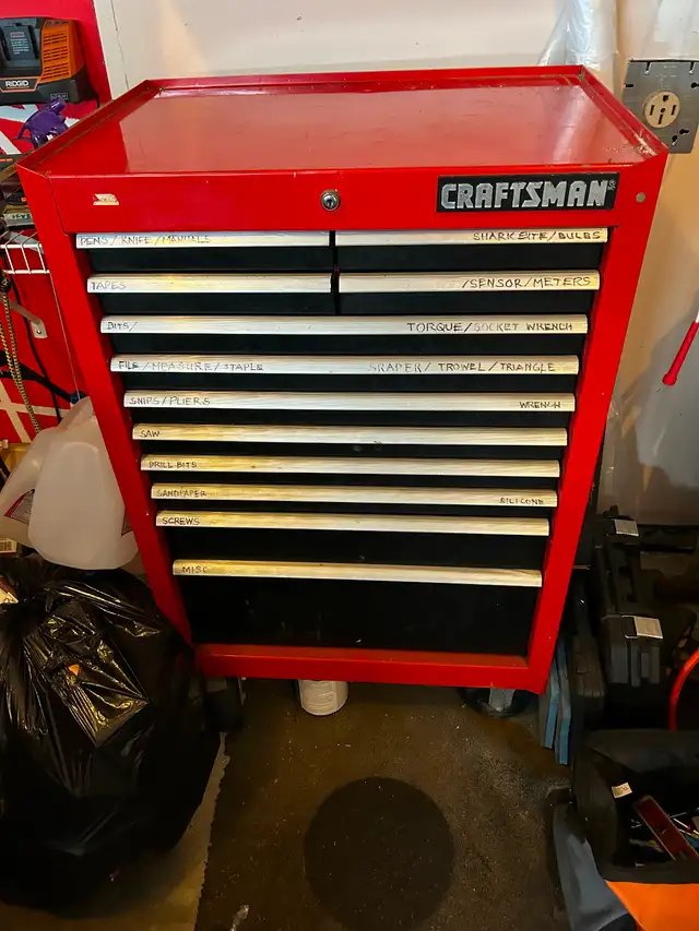 Craftsman tool box
