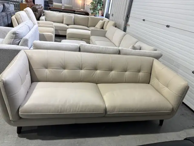 Top grain leather sofa - Photo 2