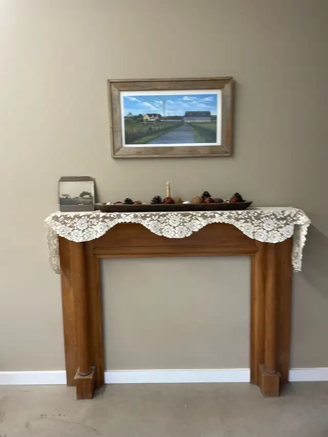 antique mantel
