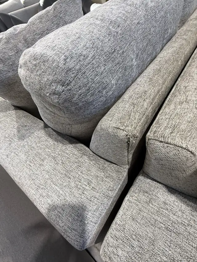 Grey fabric sofa - Photo 3
