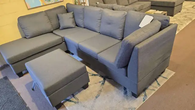 Luxury Grey Sofa – Free Delivery – COD – 6474943660 - Photo 2