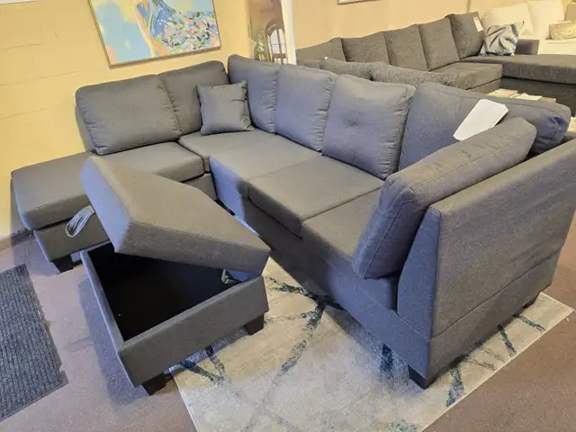 Luxury Grey Sofa – Free Delivery – COD – 6474943660 - Photo 3