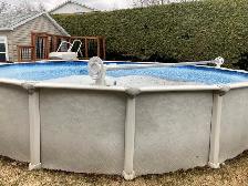 Piscine 24'  hors terre à donner