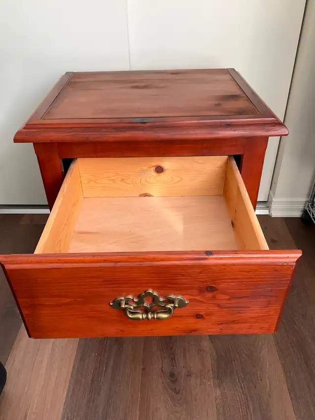 Solid Wood Night Table - Photo 2