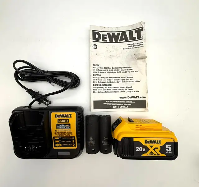 DEWALT DCF900P2-20V XR 1-2IN High Torque Impact Wrench Kit $499 - Photo 7