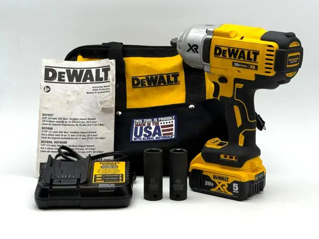 DEWALT DCF900P2-20V XR 1-2IN High Torque Impact Wrench Kit $499 - Photo 8