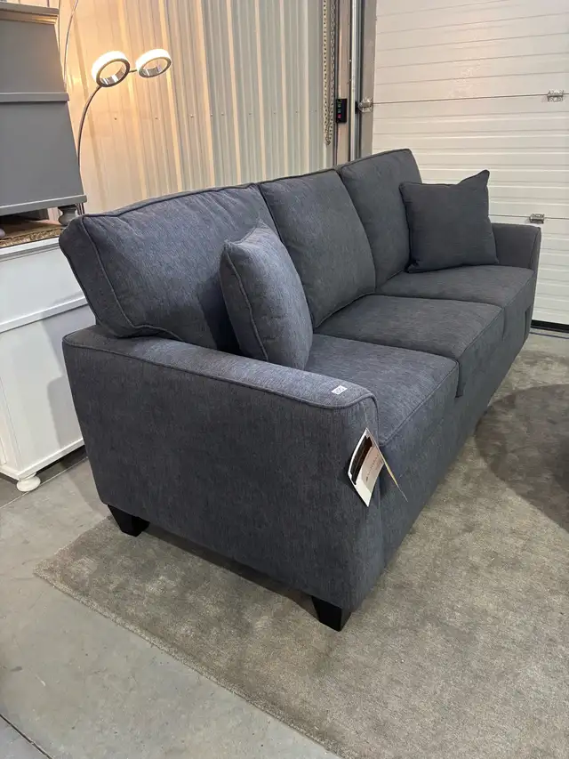 Blue fabric sofa - Photo 2